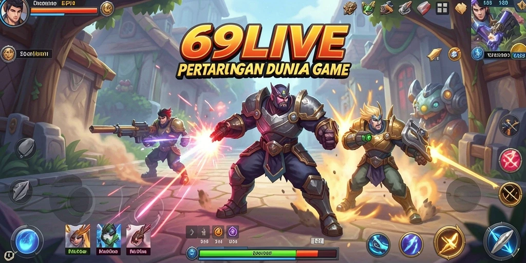 Tampilan gameplay Fighting yang seru dan penuh aksi.
