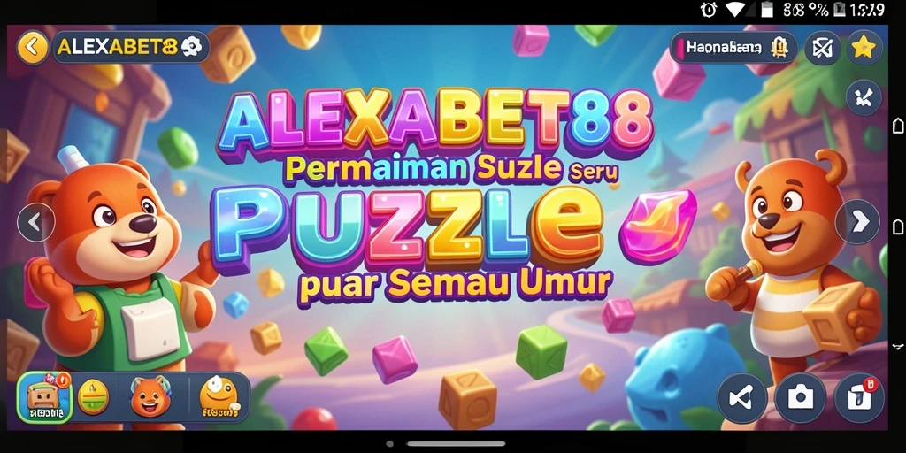 Gameplay ALEXABET88 yang menantang dan menyenangkan di layar smartphone.