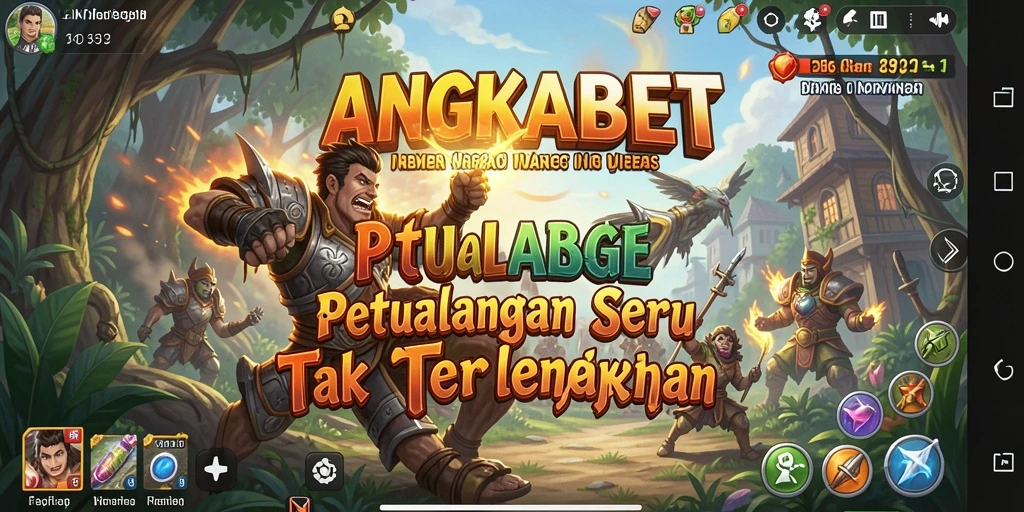 Tangkapan layar utama ANGKABET menampilkan eksplorasi mendebarkan dalam dunia petualangan.