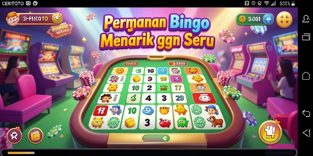 Screenshot CERITOTO menampilkan keseruan gameplay Bingo yang mendebarkan.