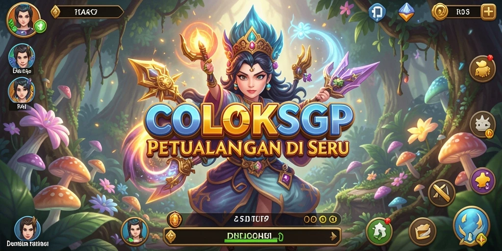 Tangkapan layar gameplay COLOKSGP menampilkan aksi petualangan yang seru.