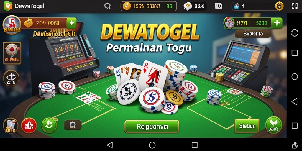 Tampilan gameplay DEWATOGEL yang menarik dan interaktif.
