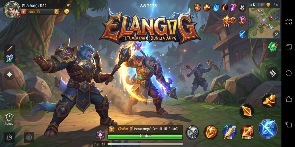 Tangkapan layar gameplay aksi seru di ELANG178.