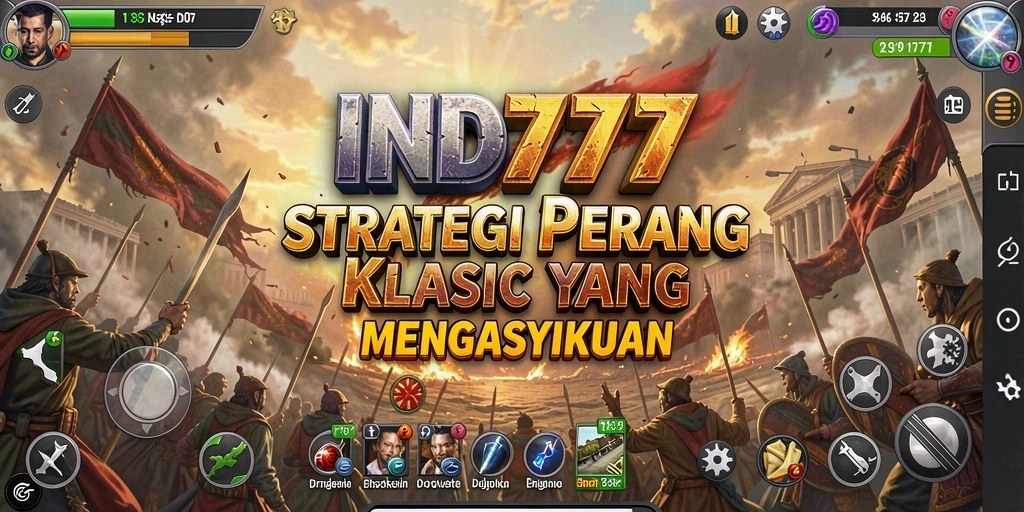 Tampilan gameplay IND777 yang menegangkan dan strategis.