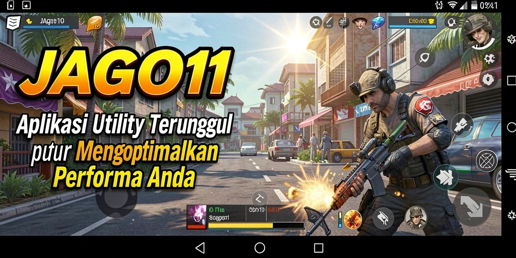 Tampilan antarmuka utama JAGO11 yang sederhana dan intuitif.