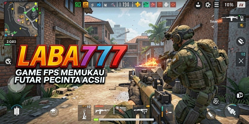 Tangkapan layar utama LABA777 menampilkan aksi mendebarkan dalam game FPS.
