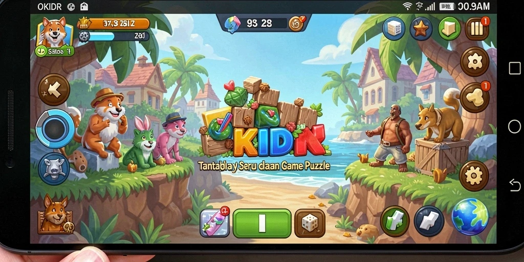 Screenshot dari gameplay <strong>OKIDR</strong> yang menampilkan teka-teki menarik dan menyenangkan.