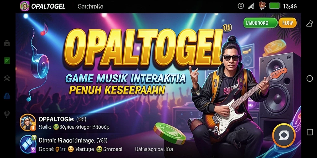 Screenshot gameplay OPALTOGEL menampilkan keseruan bermain musik interaktif.