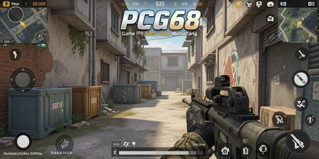 Tampilan gameplay PGG68 yang menegangkan dan penuh aksi.