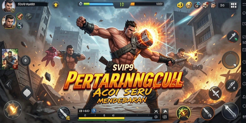 Tampilan gameplay SVIP9 yang mendebarkan dan penuh aksi.