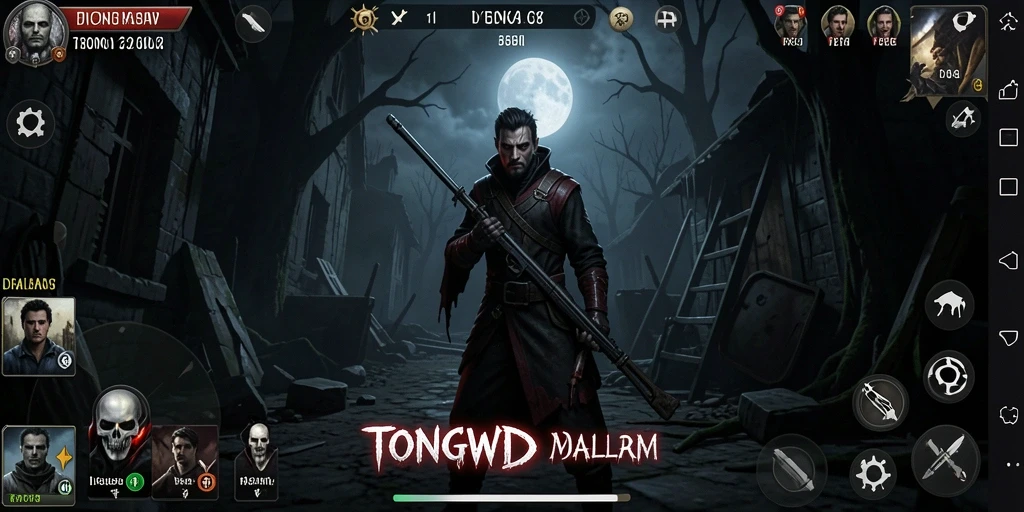 Gameplay TONGWD yang menyeramkan dan menegangkan di dalam kegelapan.