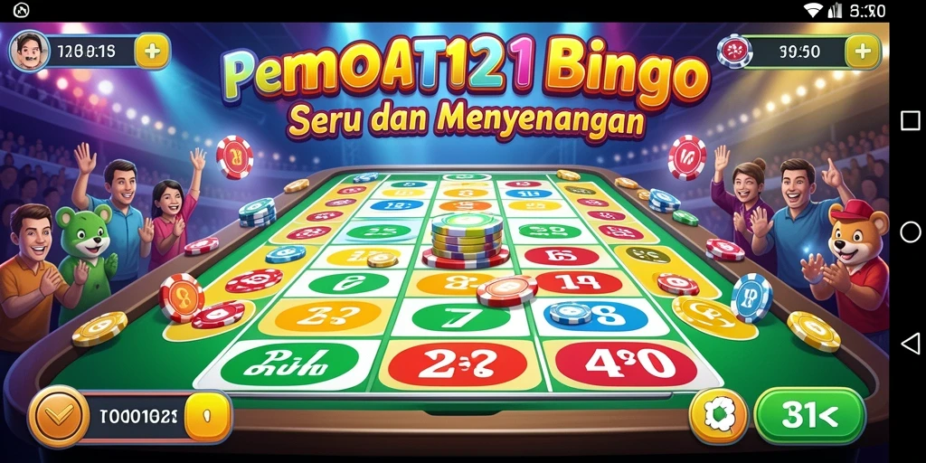 Tampilan gameplay Bingo di TOTO12 yang menarik dan interaktif.