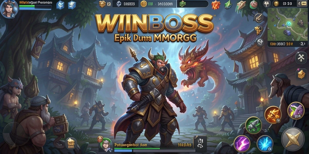 Gameplay seru dan imersif dalam dunia MMORPG WINBOSS.