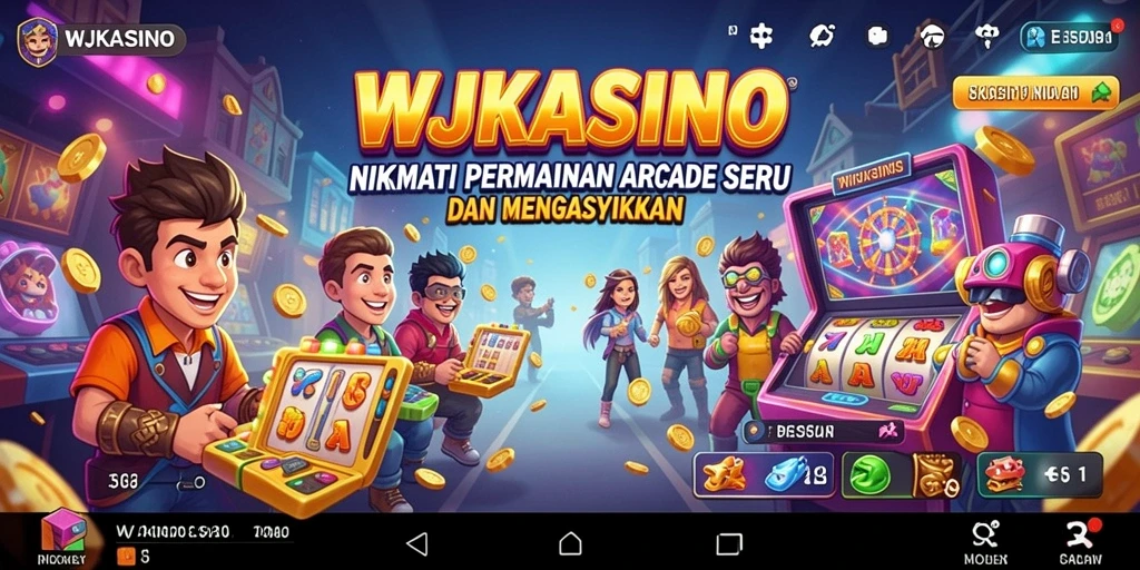 Tampilan gameplay WJKASINO yang menarik dan penuh warna.