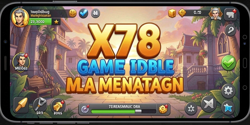 Tampilan gameplay X78 dengan elemen Idle yang menarik.